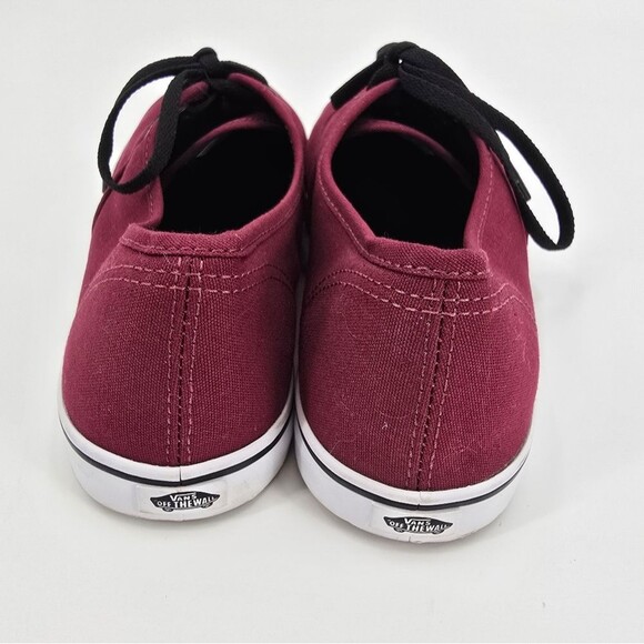 Vans Classics Low Pro Burgundy Unisex Canvas Sneakers Size M 8 W 9.5 NWOB - Picture 5 of 7